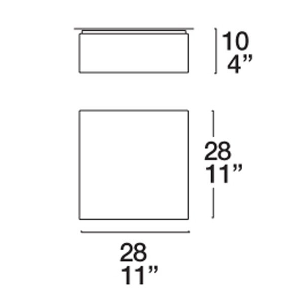 Настенно-потолочный светильник Leucos CUBI 28 PAR/SOFF 0001709