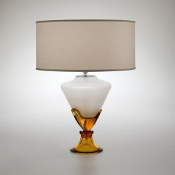 Настольный светильник Italamp 8104/LG Amber / NK / White shades