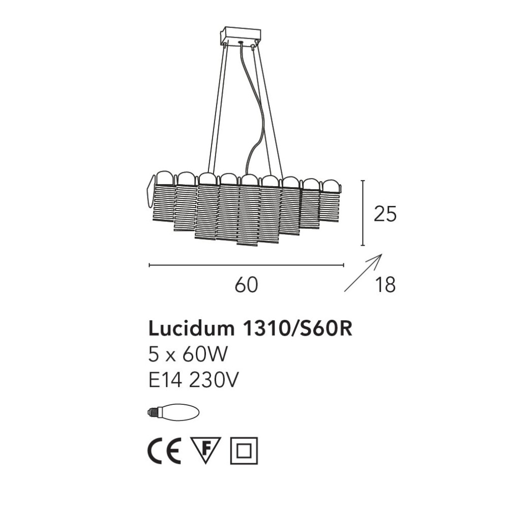 Подвесной светильник Bellart Lucidum 1310/S60R 05/V01