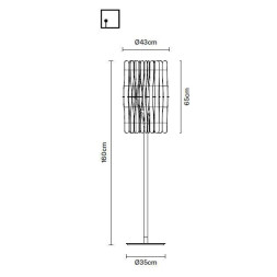 Торшер Fabbian Stick F23 C05 69