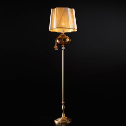 Торшер Euroluce Teseo PT1 gold Amber