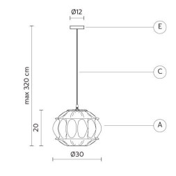 Уличный подвесной светильник Karman Ginger SE116 1A EXT