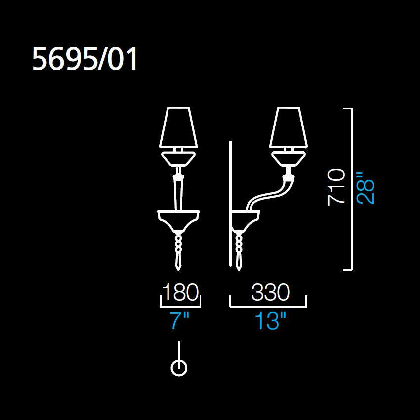 Бра Barovier&amp;Toso President 5695/01/CC/NN