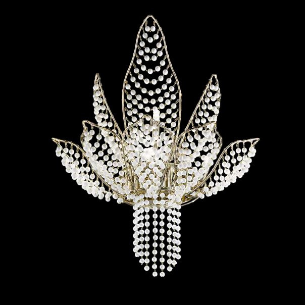 Настенный светильник IDL Ninfea 436/4+1A Gold Swarovski