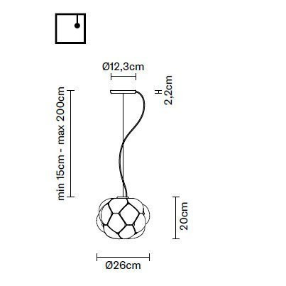Подвесной светильник Fabbian Cloudy F21 A01 71