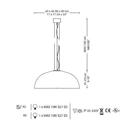 Подвесной светильник La Murrina Stone S GRANDE AA-3S