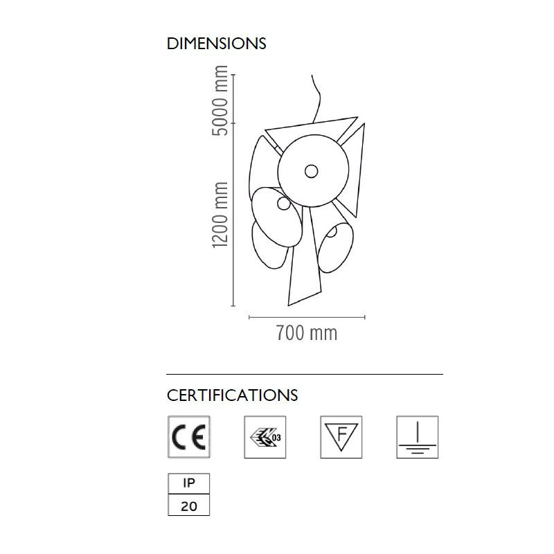 Подвесной светильник Flos Nebula F4550009