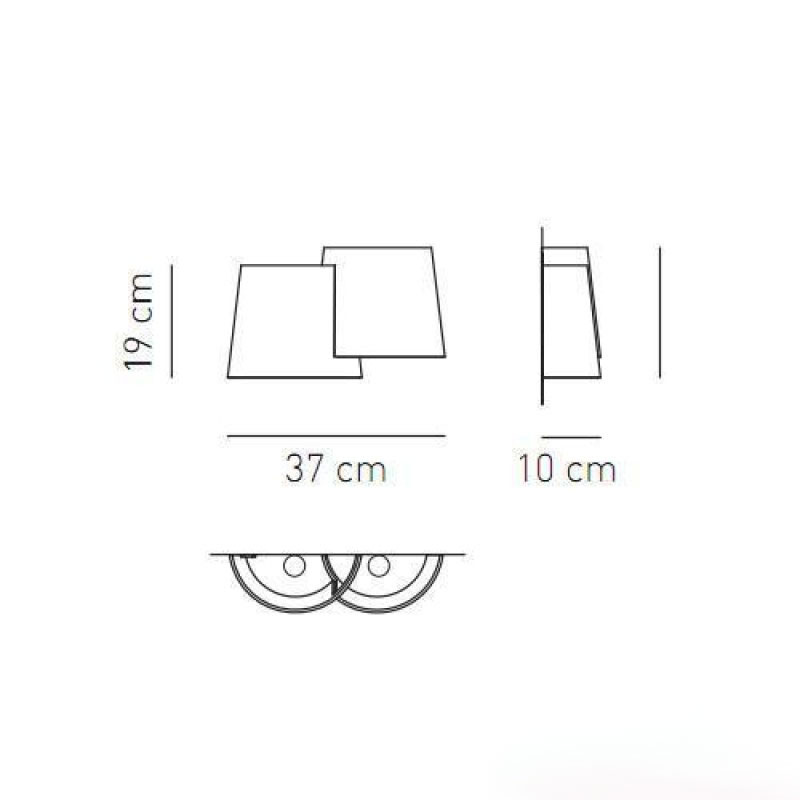 Настенный светильник Axo Light Melting Pot AP MELTIN APMELTINNEXXE27