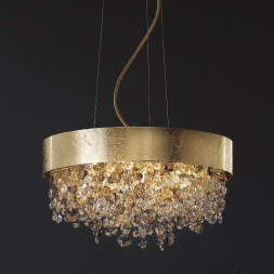 Подвесной светильник Masiero Ola S6 40 F01 / Amber crystal