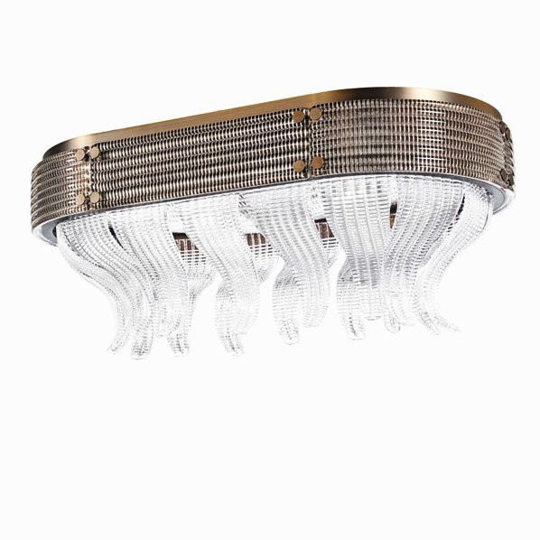 Потолочный светильник Beby Group Milano Deco 8030Q02 Bronzed Transparent Glass