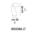Настольная лампа Vistosi Bissona LT ALO BC BC