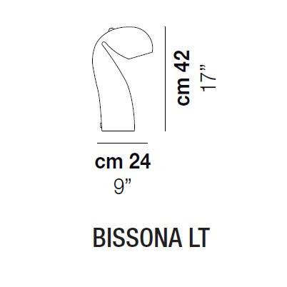 Настольная лампа Vistosi Bissona LT ALO BC BC