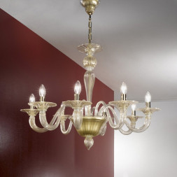 Люстра Vetri Lamp 926/8 Oro 24Kt