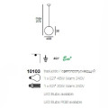 Подвесной светильник Linea Light Oh! 10103