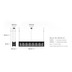 Подвесной светильник Ilfari Bells of Nafin H7 6362s 02