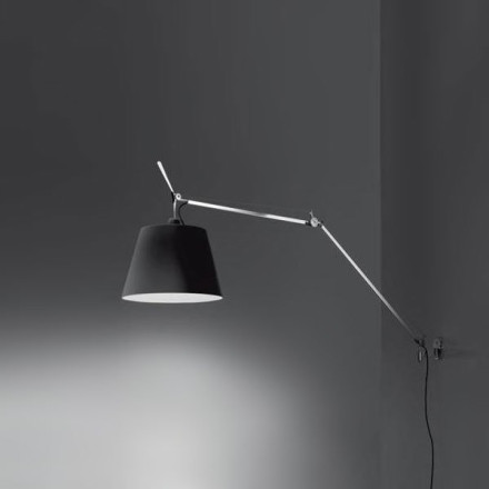 Бра Artemide Tolomeo mega parete led dimmable alluminium 0761010A + 0563050A + 0772020A