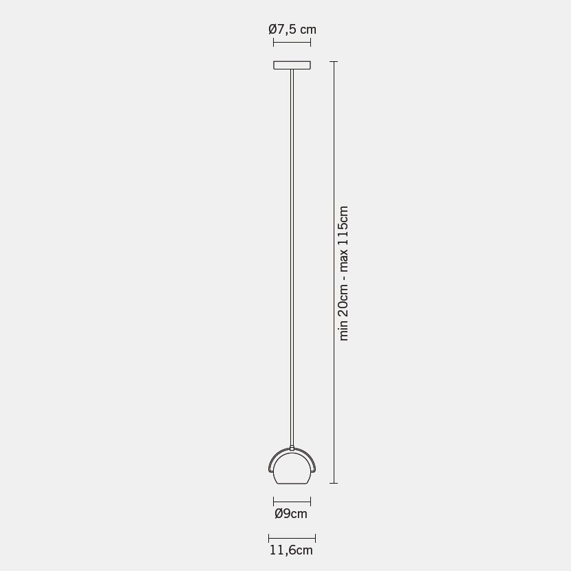 Подвесной светильник Fabbian Beluga White D57 A17 01