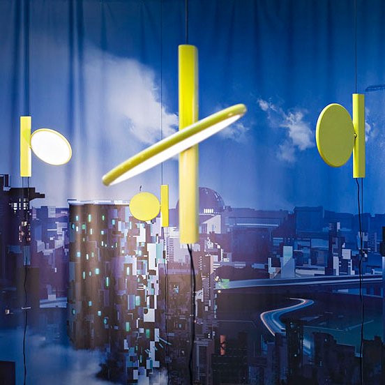 Подвесной светильник Flos OK Yellow F4640019