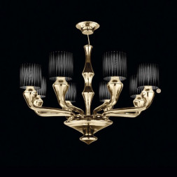 Люстра Beby Group Silver night 0200B02 Light gold Golden Portofino Black