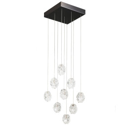 Потолочный светильник IDL Stardust 609/9 brushed matt black nickel