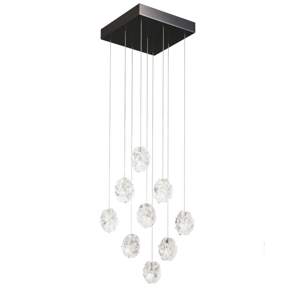 Потолочный светильник IDL Stardust 609/9 brushed matt black nickel