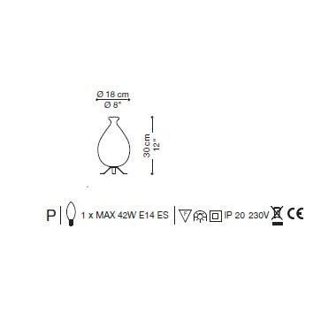 Настольная лампа La Murrina Balloon P DY-3S