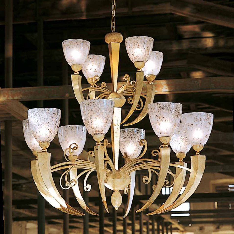 Люстра MM Lampadari Horn 6066/8+4 V1753