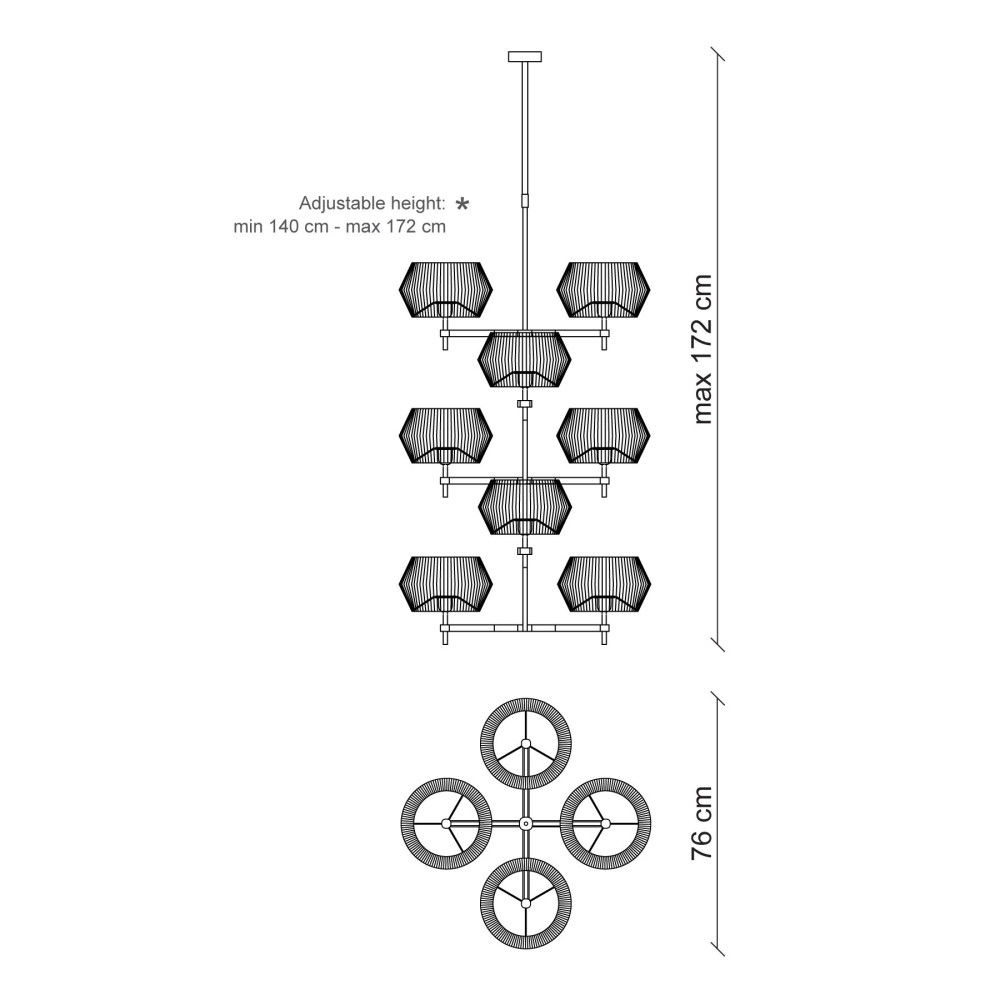 Люстра Baga Bespoke Novecento N08A1