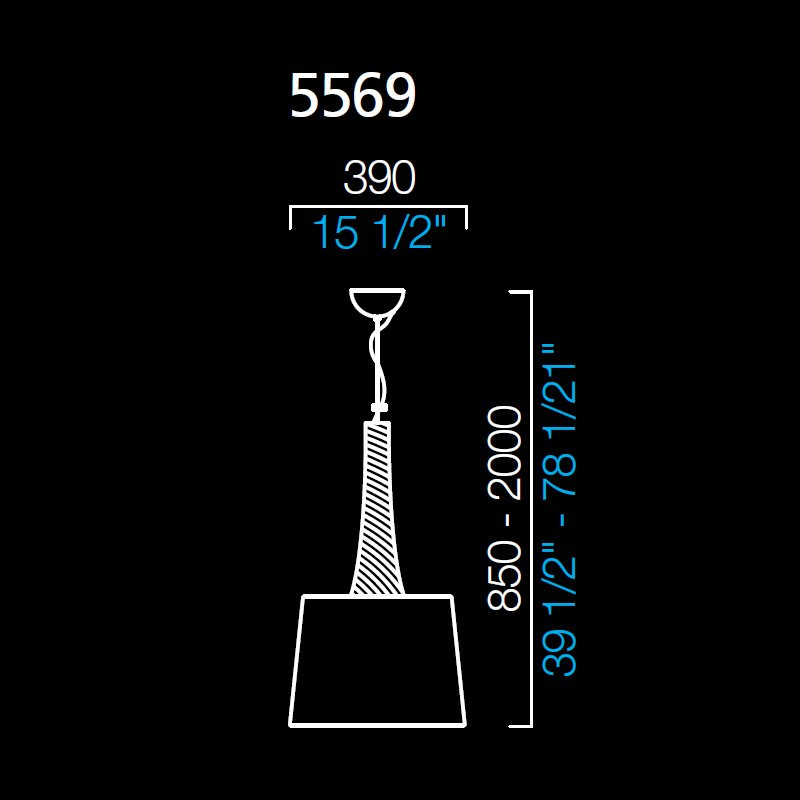 Подвесной светильник Barovier&amp;Toso Lara 5569/VL/NN