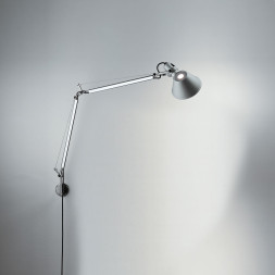 Бра Artemide Tolomeo micro parete - Halo Alluminio A010900 + A025150