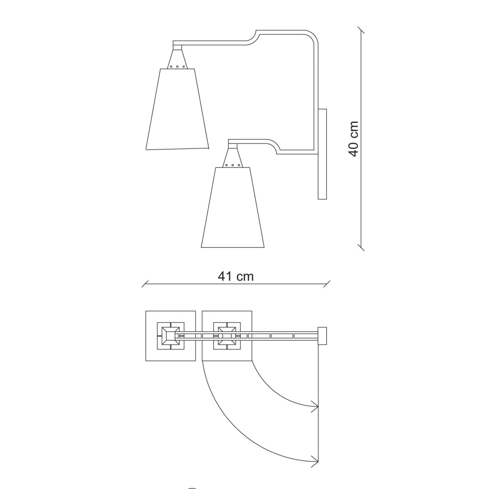 Бра Baga Bespoke Ricercata RC04 M17 | T02 cat. A