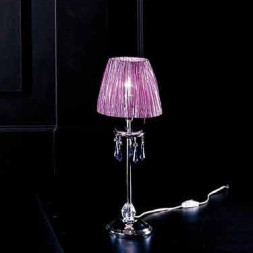 Настольная лампа Beby Violet 0118L01 Chrome 184 SW Blu Violet