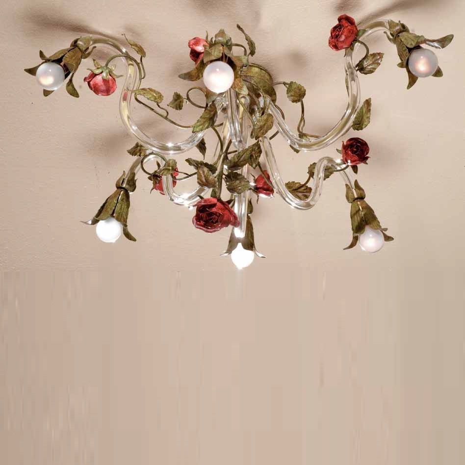 Потолочная люстра Passeri International Rose PL 6725/6 Dec. 039