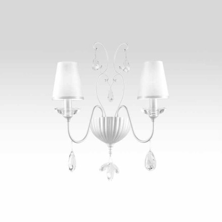 Бра Beby Group Nuovo Vintage 510/2A Pearled White 316 CUT CRYSTAL