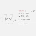 Бра Masiero Noblesse A2 V97 / SHA/12/WH