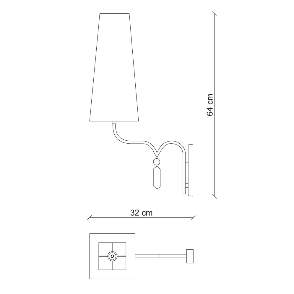 Бра Baga Bespoke Ricercata RC05 M16 | T06 cat. B