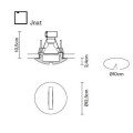 Встраиваемый спот (точечный светильник) Fabbian Jnat D27 F33 01