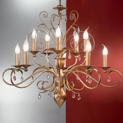 Люстра Orion Leuchten LU 1685/5+5 Antik-gold