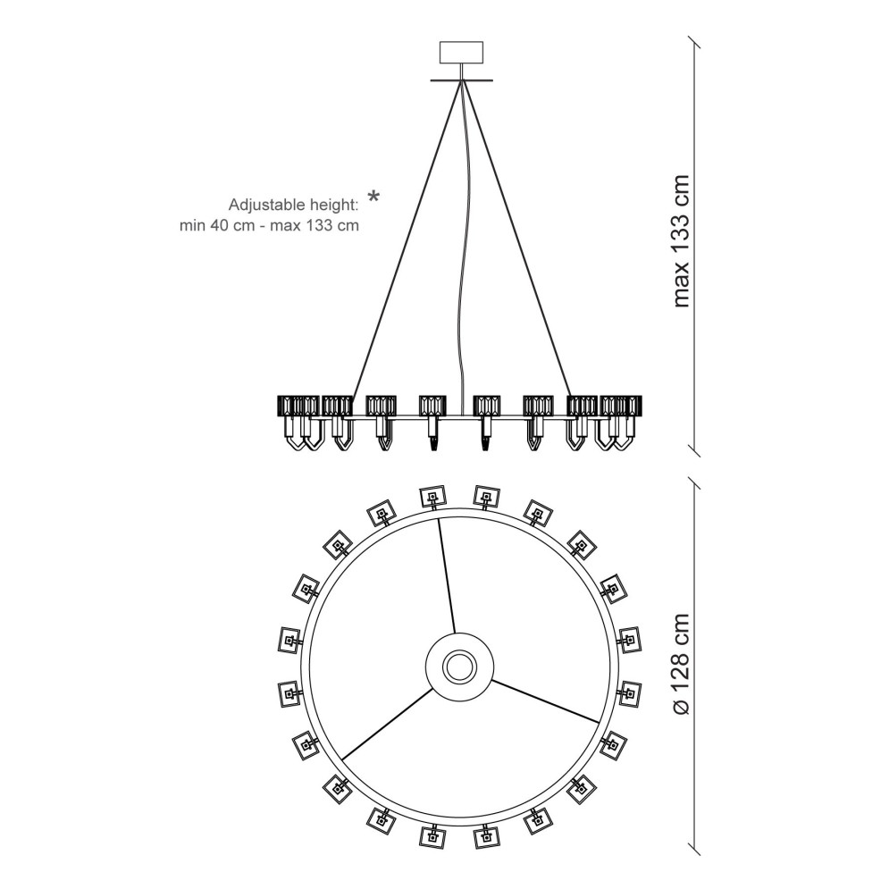 Люстра Baga Bespoke Angie A05G1