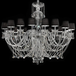 Люстра Masiero Bohemia VE 875/16 CUT CRYSTAL COT/14/BK