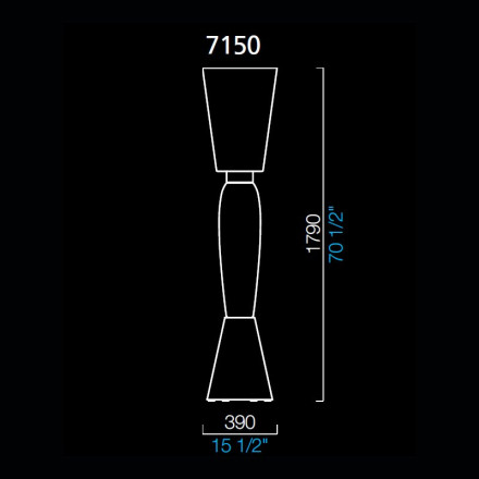 Напольный светильник Barovier&amp;Toso Athena 7150/IO