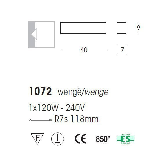 Настенный светильник Linea Light Curve 1072
