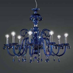 Люстра Italamp 180/8 Blue / C / Sw Dark Sapphire