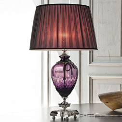 Настольная лампа Euroluce Coco LG1 Cromo Amethyst
