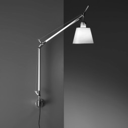 Бра Artemide Tolomeo basculante parete satin 180 A025150 + 0947020A
