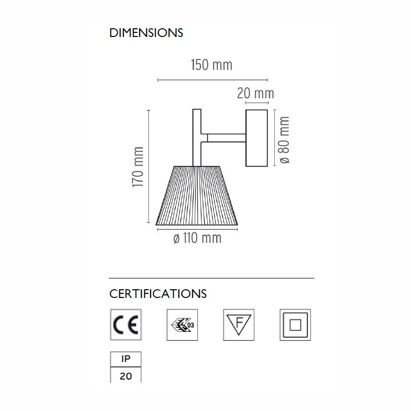 Бра Flos Romeo Babe W F6260000A