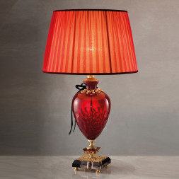 Настольная лампа Euroluce Coco LG1 gold Rubino