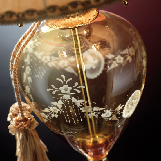 Настольная лампа Euroluce Garden LG3+1 Amber