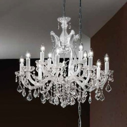 Люстра Orion Leuchten LU 2391/8+4 MT-silber