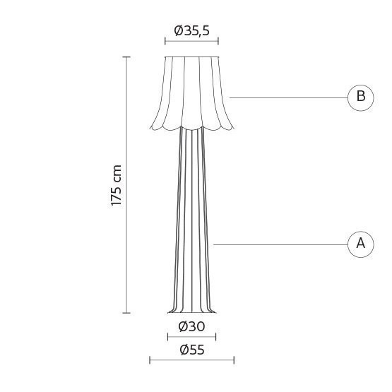 Торшер Karman Life H6051V